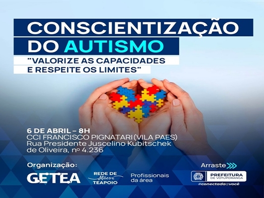Evento alusivo ao Dia Mundial de Conscientização do Autismo
