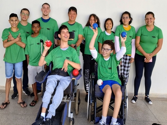 Equipe Paralímpica de Votuporanga nos Jogos Escolares