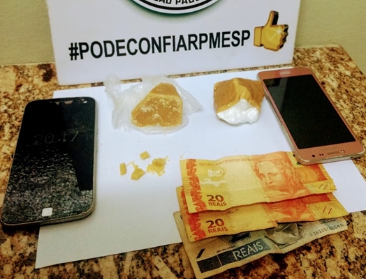 PM DE VOTUPORANGA PEGA 'IMPORTADORES' DE DROGAS DE FERNANDÓPOLIS 