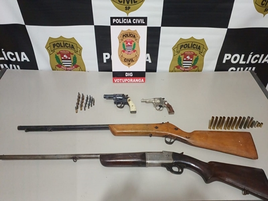 DIG prende homem com armas ilegais em Sebastianópolis do Sul