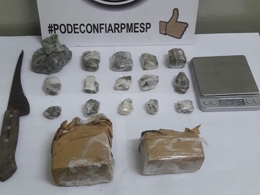 Garoto de 16 anos flagrado vendendo droga em Votuporanga
