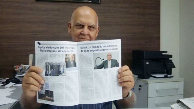 Meidão 40 anos: o vereador campeão em mandatos no estado 