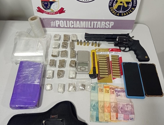Casal traficante e outro homem presos no Alvorada
