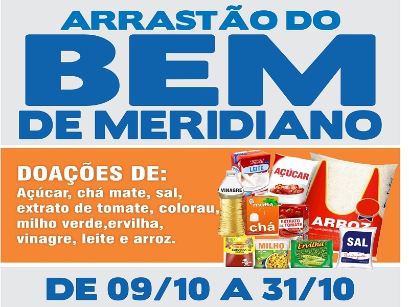 Arrastão do Bem em Meridiano