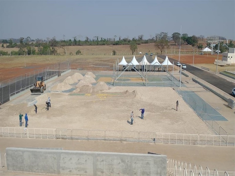 Beach Tênis no Centro de Eventos de Votuporanga