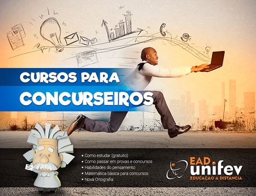 EAD UNIFEV oferece 5 opções de cursos voltados aos concurseiros