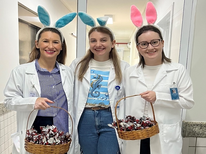 Aprevo leva alegria e carinho para pacientes da Unidade de Diálise