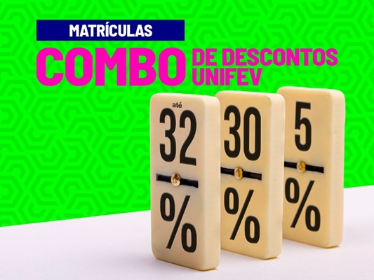 UNIFEV tem combo de descontos para novos alunos