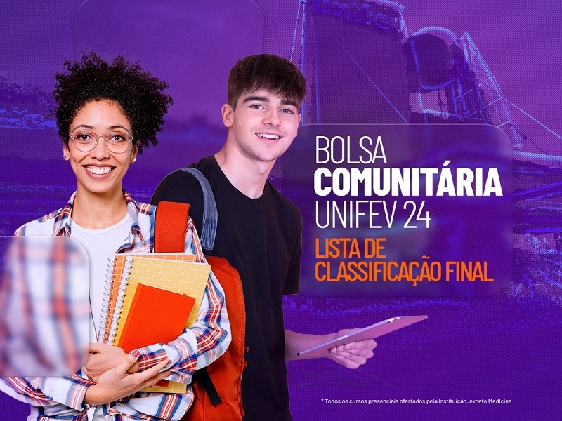 Bolsa Comunitária Unifev: lista de classificados