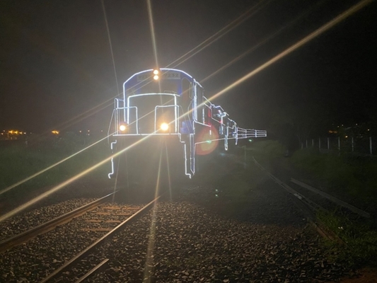 Trem de Natal da Rumo passa por Votuporanga dia 4/12