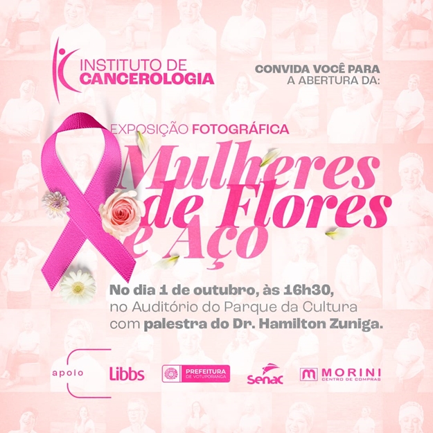 Exposição fotográfica 'Mulheres de flores e aço''