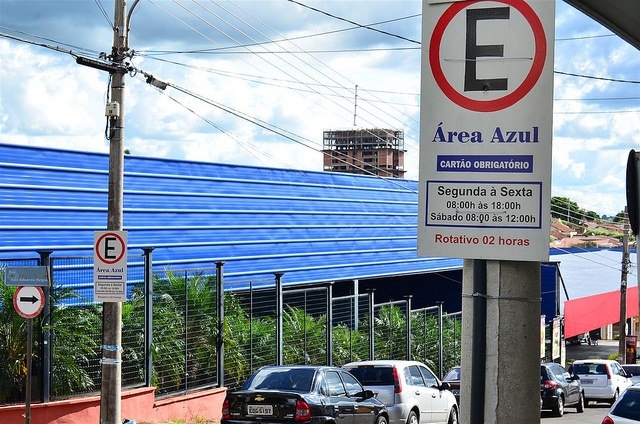 Área Azul é ampliada na rua Mato Grosso até Minas Gerais