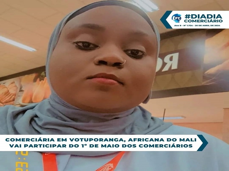 Africana representa comerciárias de Votuporanga
