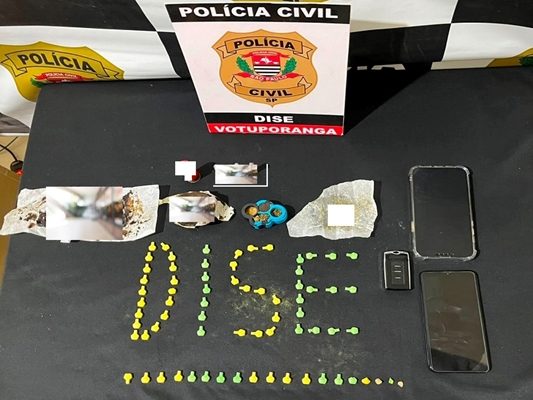 DISE prende 'vendedor' de drogas alto padrão