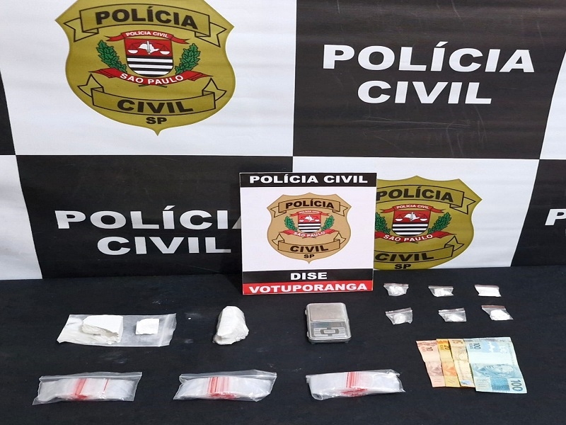 Morador de Votuporanga flagrado pela DISE com cocaína
