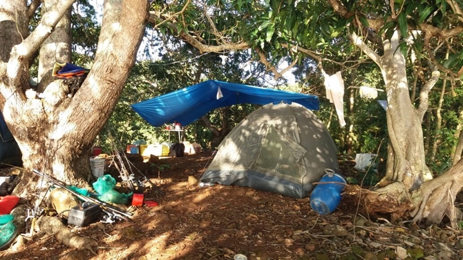 Polícia Ambiental desmonta barraca e 