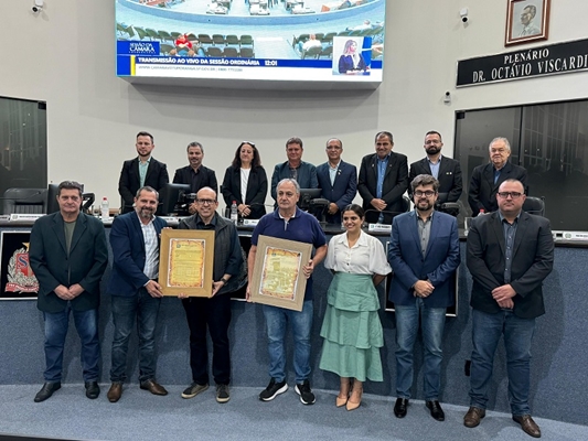 Câmara homenageia diretores clínicos da Santa Casa