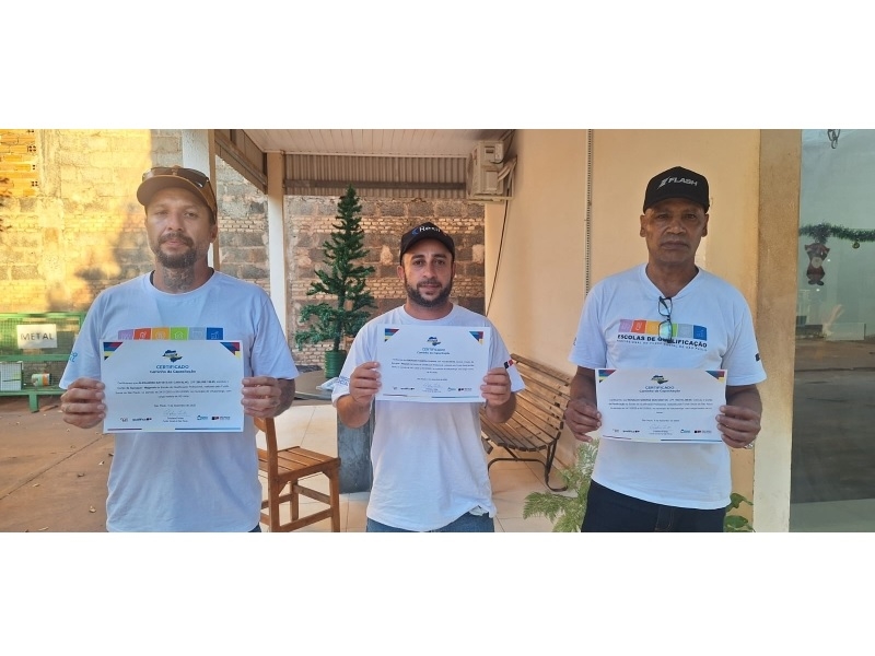 Acolhidos da Casa Abrigo concluem cursos profissionalizantes