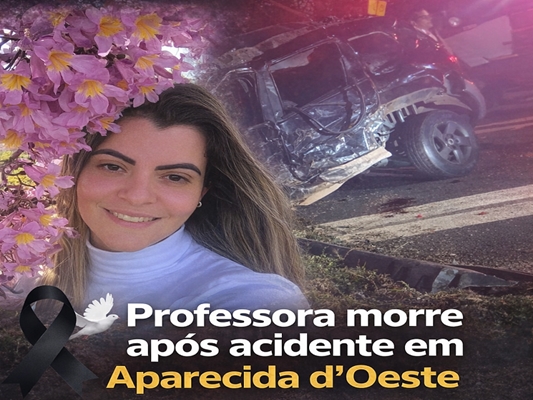 Professora morre vítima de acidente na região