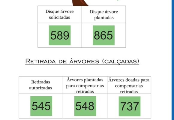 DISQUE ÁRVORE: mais de 900 mudas nas calçadas de Votuporanga