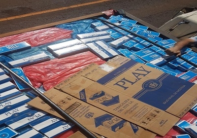 Polícia Rodoviária apreende carretas lotadas de cigarro perto de Jales