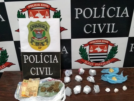 Equipe da DISE apreende drogas em casa de traficante 