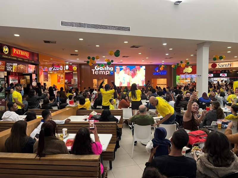 Shopping Cidade Norte no clima da Copa