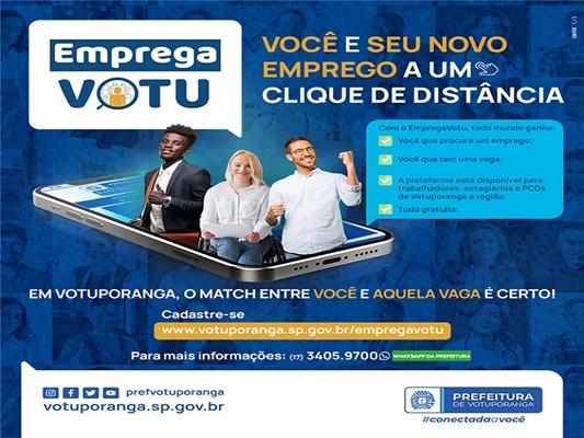 Prefeitura lança plataforma de oportunidades de emprego
