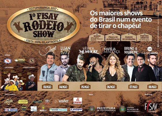 GANHE INGRESSO DO FISAV - os 100 primeiros ganham ingressos para show