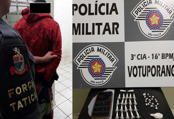 Força Tática de Votuporanga prende traficante em Nhandeara