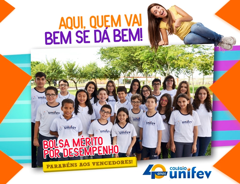 Colégio Unifev concede bolsa por desempenho dos alunos 