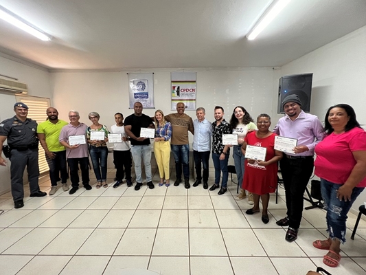 Unifev na entrega de certificados da Educafro