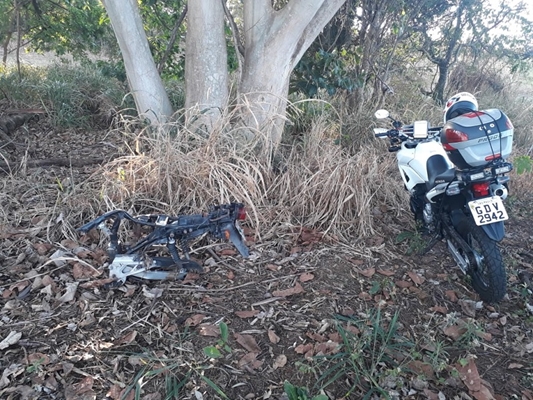 PM RECUPERA QUADRO DE MOTO FURTADA HÁ QUASE 2 ANOS EM VOTUPORANGA