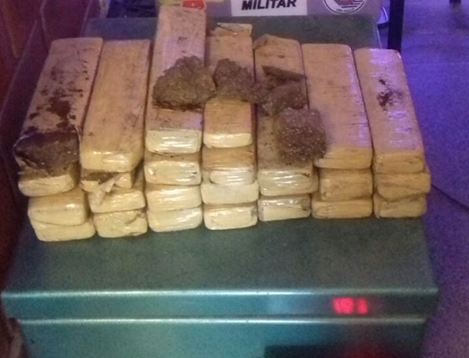 GAROTO LEVAVA MALA CHEIA DE DROGAS EM ÔNIBUS 