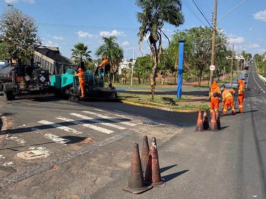 Asfalto Novo no Parque da Cultura de Votuporanga