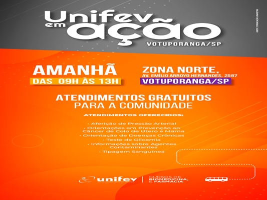 UNIFEV E ACV fazem ações itinerantes na Zona Norte