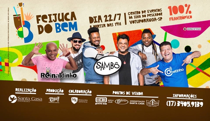 Fejuca do Bem pra ajudar a Santa Casa 