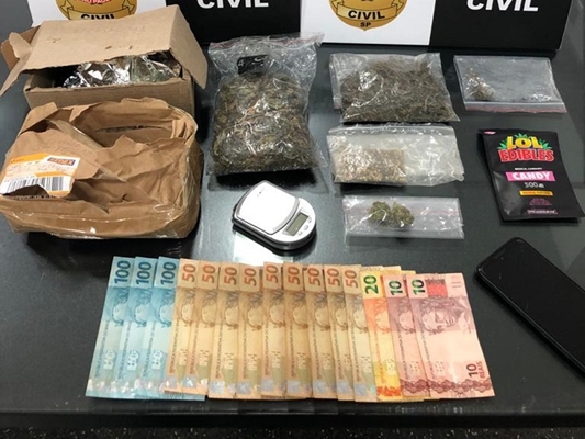 Jovem é preso ao receber maconha pelo correio