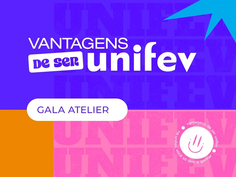 Gala Atelier descontos de 10% para alunos UNIFEV