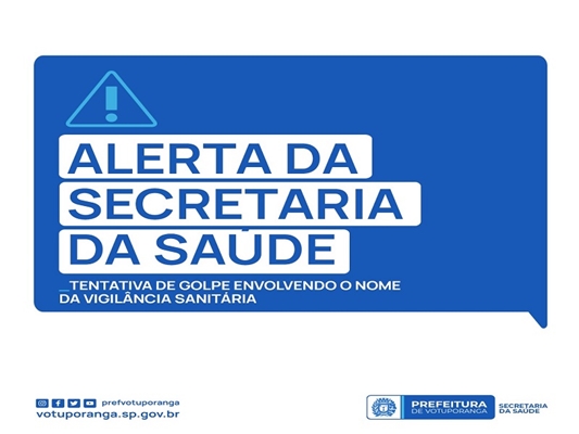 Golpistas usam nome da Vigilância Sanitária