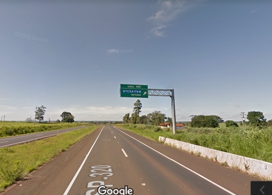Alça de acesso pra vicinal da Fundação Casa e Radar