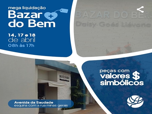 Bazar do Bem realiza megaliquidação