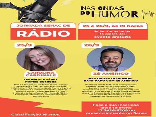 Jornada Senac de Rádio em Votuporanga 