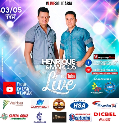 Live com Henrique & Marcos aqui no VotuporangaTudo