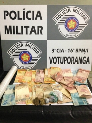 ROCAM DA PM PRENDE ACUSADO DE TRÁFICO EM VOTUPORANGA
