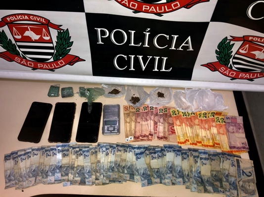 Três traficantes presos em Valentim Gentil