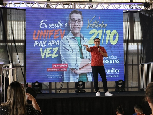 UNIFEV TRAZ APRESENTADOR MARCOS PAIVA DA TVTEM