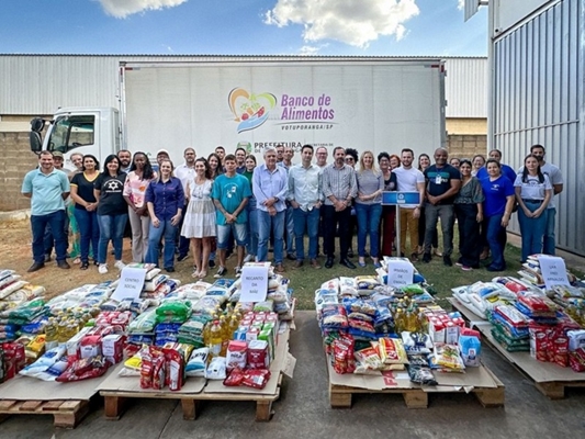 Alimentos serão repassados ao Fundo Social 