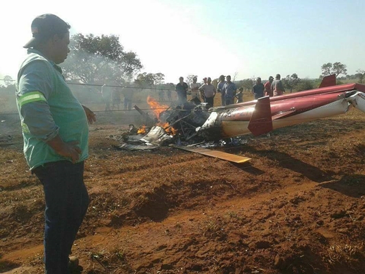 EMPRESÁRIO MORRE EM QUEDA DE HELICÓPTERO NA REGIÃO