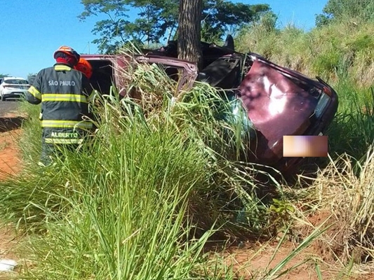 Jovem morre em capotamento perto de Monte Aprazível 